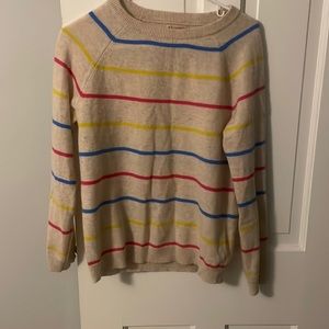 Philosophy Colorful Striped Oatmeal Sweater